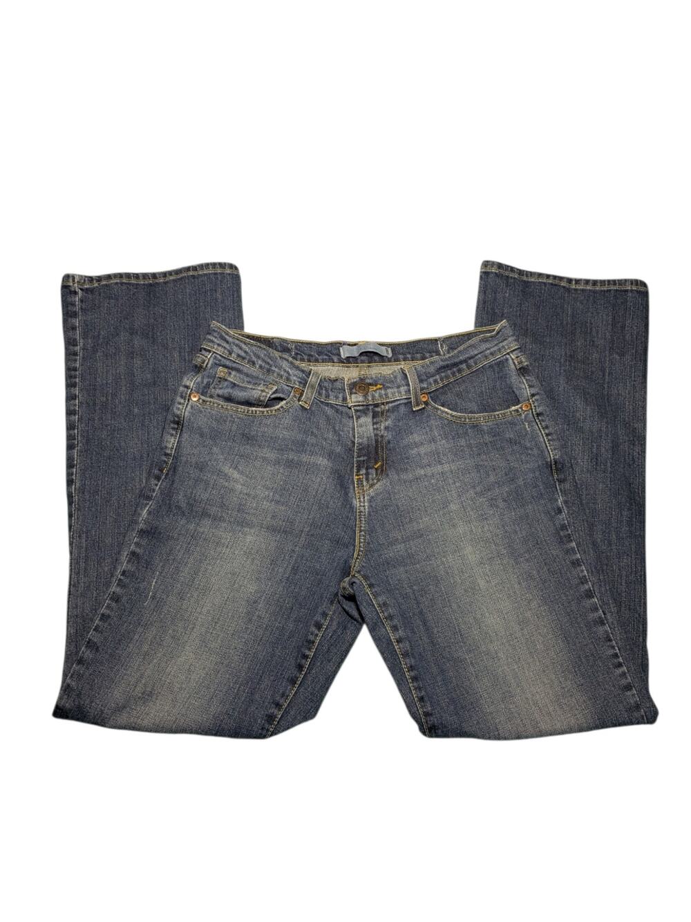 Vintage Levi's 515 Bootcut Jeans Women's 8M Blue Flap Pocket Y2K 2000s Denim